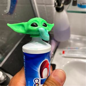 Baby Yoda Toothpaste Cap and Dispenser