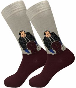 The Office Kevin Spilling Chili Socks
