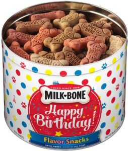 Milkbone Birthday Tin