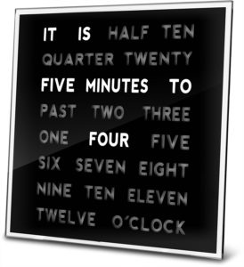 Text Clock