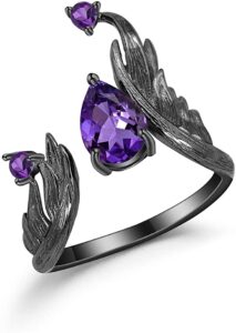 Amethyst Wings Rings