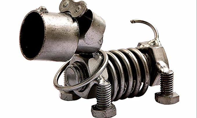 Metal Dog Figurine