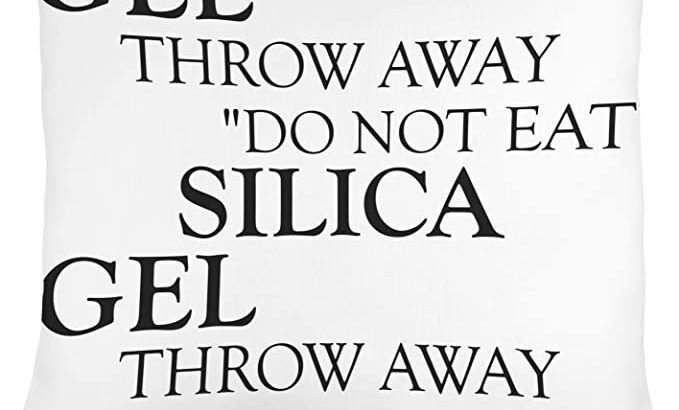 Silica Gel Throw Pillow