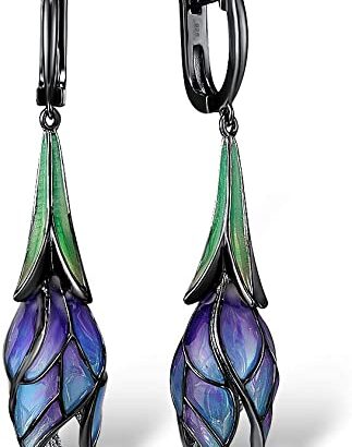 Enamel Stained Glass Style Earrings