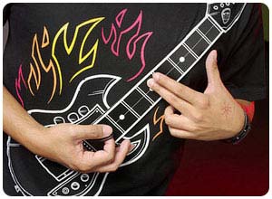Electronic Playable Guitar TShirt
